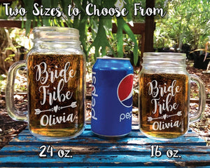 WEDDINGS Bride Tribe Personalized Mug Wedding Party Favor Cup Bridal Party Gift Bachelorette Bridesmaid Gifts Team Bride Destination Wedding Favors