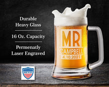 WEDDINGS Couples Customized 25th Wedding Anniversary for Her Him Beer Mug Set of 2 Fathers Day Best Friend Birthday Gift Unbiological Sister Glasses