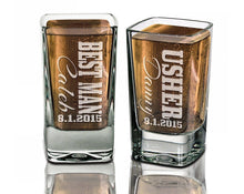 WEDDINGS Groomsmen Gifts Wedding Shot Glasses Best Man Father of the Bride Groom Usher Engraved Weddding Favor Idea Custom Bulk Personalized Discount