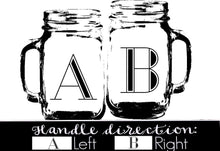 WEDDINGS Love Laughter & Happily Ever After Set of 2 Custom Mason Jar Wedding Gift for Bride Groom Engaged Anniversary Gift Idea for Couples Man Wife