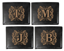 WEDDINGS Monogram Initial Custom Leather Travel Wallet- RFID Blocking Tech Fathers Husbands Birthday Boyfriend Anniversary Engraved Gift for Him Her