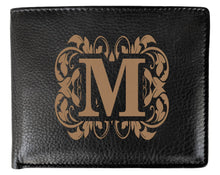 WEDDINGS Monogram Initial Custom Leather Travel Wallet- RFID Blocking Tech Fathers Husbands Birthday Boyfriend Anniversary Engraved Gift for Him Her