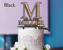 WEDDINGS Mr and Mrs Future Husband Wife Bride Groom Personalized Rustic Wedding Cake Decoration Engraved Wood Cake Topper Couples Anniversary Toppers