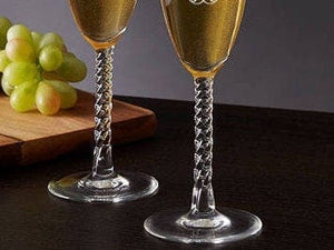 WEDDINGS ONE Eat Drink and Be Married Champagne Glass Flutes Wedding Party Gift Newly Married Wedding Shower Present Idea Custom Gift for Bride Groom