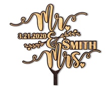 WEDDINGS Wedding Cake Topper Future Mr. and Mrs. Bridesmaid Gift for Bride Personalized Newlyweds Husband Wife Engaged Wooden Engraved Anniversary