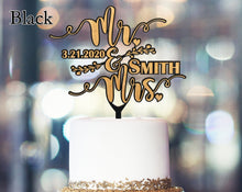 WEDDINGS Wedding Cake Topper Future Mr. and Mrs. Bridesmaid Gift for Bride Personalized Newlyweds Husband Wife Engaged Wooden Engraved Anniversary