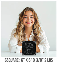 Personalized Pet Memorial Stone | Custom Grave Marker | Engraved Headstone for Cats & Dogs | Outdoor Animal Burial Monument | Pet Tombstone