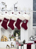 Personalized Christmas Stockings Velvet 19