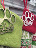 CHRISTMAS STOCKINGS Engraved Paw & Pet Stocking Name Tag: Dog Lover Gift | Cat Christmas | Tree Decor | Personalized Ornament | Hanging Pendant | Gift Tags 2023