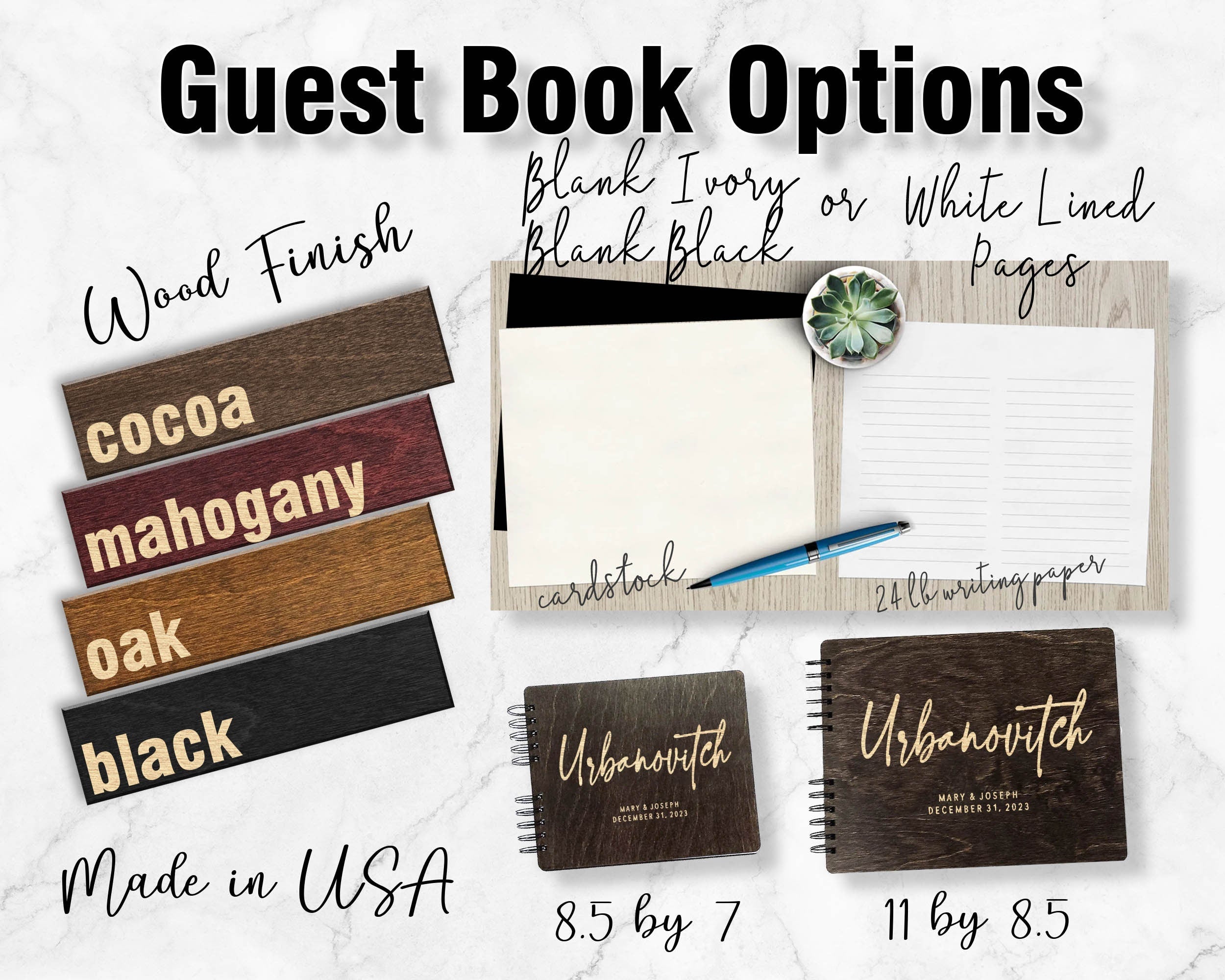 Personalized Wedding Photo Guest Book | Boho Bridal Shower Decor | Instax Album | Photo Booth Sign-In | Photobooth Memories Collection