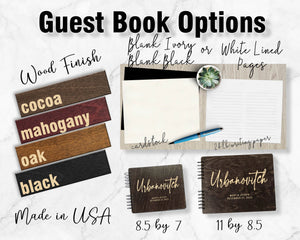 Personalized Wedding Photo Guest Book | Boho Bridal Shower Decor | Instax Album | Photo Booth Sign-In | Photobooth Memories Collection