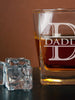 Fathers Day Whiskey Decanter Set with Glasses Perfect Gift for Bourbon Lovers Dad, Grandpa, Daddy, Papa, Pops, Papi, Husband