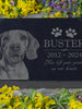 Personalized Custom Granite Dog Cat Memorial Headstone - Waterproof Pet Cemetery Marker with Photo Plaque for Outdoor Garden Stepping Stone