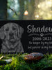 Personalized Pet Memorial Stone w/ Wreath: Custom Engraved Granite Dog Cat Sympathy Gifts, Pet Face, Portrait Plaque for Grave, Remembrance