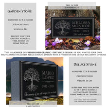 Temporary Grave Stone Marker Memorial Tree In loving Memory Grave Marker
