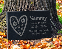 Personalized Pet Memorial Stones, Black Granite Memorial Garden Stone Engraved with Photo, Gifts for Someone Who Lost a Loved One, Dog, Cat