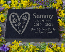 Personalized Pet Memorial Stones, Black Granite Memorial Garden Stone Engraved with Photo, Gifts for Someone Who Lost a Loved One, Dog, Cat