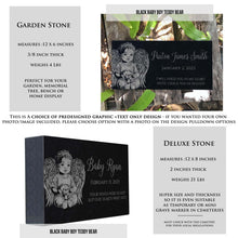 Granite Baby Headstone: Stillborn Pregnancy Loss Keepsake | Baby Footprints Memorial | Sympathy Gifts For Mom | In the Arms of Jesus