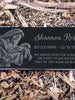 Granite Baby Headstone: Stillborn Pregnancy Loss Keepsake | Baby Footprints Memorial | Sympathy Gifts For Mom | In the Arms of Jesus