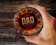 Fathers Day Gift for Dad, Husband, Grandpa - Whiskey Glass - Engraved Old Fashioned Rock Glass - Expecting Father, Daddy to be, New Dad Gift
