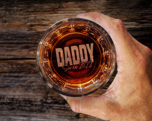 Fathers Day Gift for Dad, Husband, Grandpa - Whiskey Glass - Engraved Old Fashioned Rock Glass - Expecting Father, Daddy to be, New Dad Gift