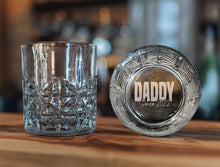 Fathers Day Gift for Dad, Husband, Grandpa - Whiskey Glass - Engraved Old Fashioned Rock Glass - Expecting Father, Daddy to be, New Dad Gift