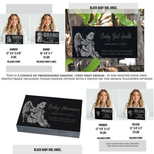 Baby Memorial Grave Marker: Infant Newborn Miscarriage Granite Headstone | Temporary Grave Marker | Garden Stone Sympathy Gift | Baby Loss