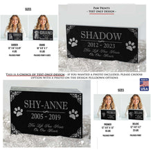 Personalized Memorial Gifts Loss of Pet: Sympathy Stones, Remembrance, Grave Markers for Dog or Cat - A Gift for Men, Women, Kids, Mother