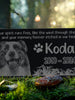 Personalized Pet Memorial Stone w/ Photo & Text Grass | Custom Pet Garden Grave Marker | Dog Cat Headstones | Keepsake | In Memory of Plaque