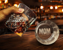 Fathers Day Gift for Dad, Husband, Grandpa - Whiskey Glass - Engraved Old Fashioned Rock Glass - Expecting Father, Daddy to be, New Dad Gift