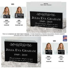 In Loving Memory Personalized Memorial Stone Loss of a Mother Father Husband Son Mom Baby Plaque sympathy remembrance miscarriage Loved Ones