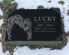 Custom Horse Memorial Stone | Personalized Photo Engraved Marker | Arabians, Thoroughbreds, Quarter Horses | Outdoor Stable & Garden Tribute