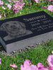 Personalized Pet Memorial Stones, Black Granite Memorial Garden Stone Engraved with Photo, Gifts for Someone Who Lost a Loved One, Dog, Cat