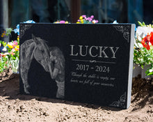 Customizable Granite Pony Horse Memorial: Engraved Headstone w/ Photo, Barn Marker, Burial Plaque Indoor/Outdoor Custom Horse Sympathy Gift