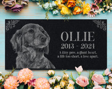 Personalized Pet Memorial Stone | Custom Grave Marker | Engraved Headstone for Cats & Dogs | Outdoor Animal Burial Monument | Pet Tombstone