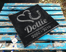 Custom Horse Memorial Stone | Personalized Photo Engraved Marker | Arabians, Thoroughbreds, Quarter Horses | Outdoor Stable & Garden Tribute