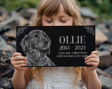 Personalized Pet Memorial Stone | Custom Grave Marker | Engraved Headstone for Cats & Dogs | Outdoor Animal Burial Monument | Pet Tombstone