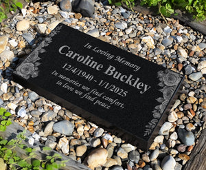 Funeral Tribute Gift - Memorial Service Display - Celebration of Life Keepsake - Cemetery Plot Marker - Gift for Grieving Family - Flowers