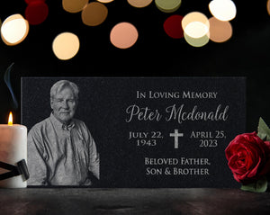 Tombstone Grave Marker, Graveyard Headstone, Memorial Poem, Memorial Monument, Cemetery Headstone, Headstone Design, Garden Memorial Ideas