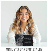 Personalized Pet Memorial Stone | Custom Grave Marker | Engraved Headstone for Cats & Dogs | Outdoor Animal Burial Monument | Pet Tombstone