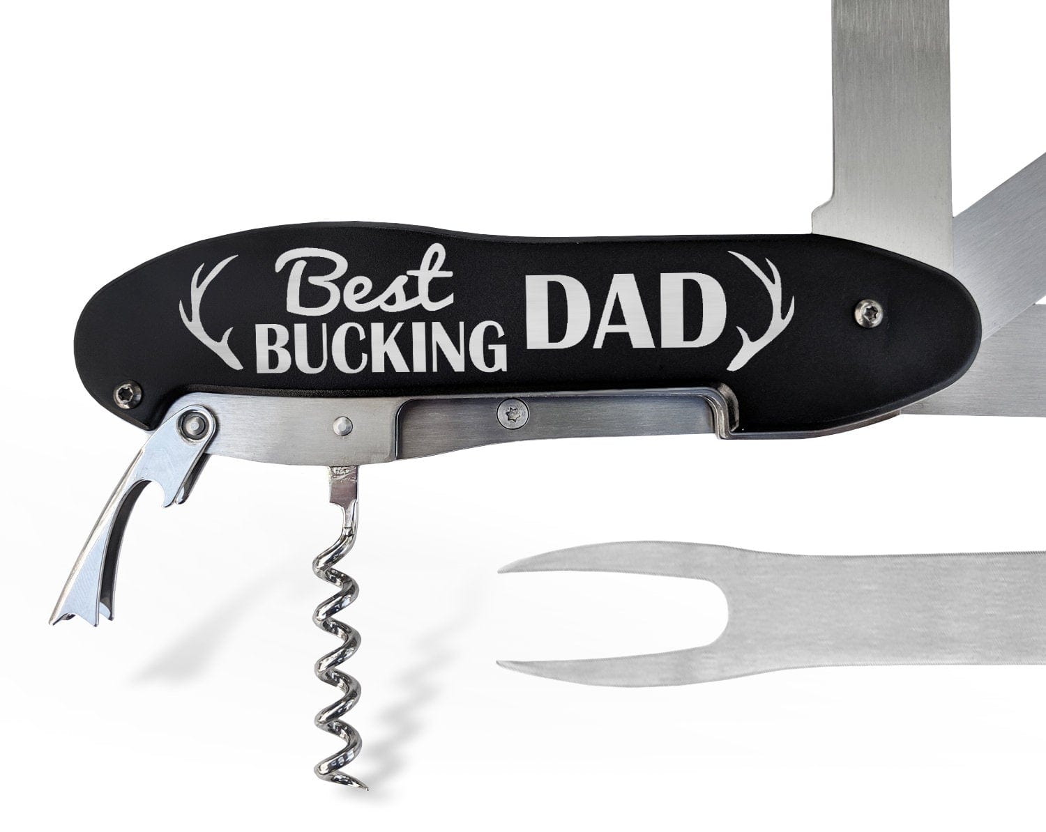 BIRTHDAY GIFTS Best Bucking Dad Personalized Grilling Tools Kit BBQ Custom Grill Set for Dad Papa Fathers Day Country Wedding Father of Groom Barbecue Gift
