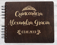 BIRTHDAY GIFTS Burnt Cocoa 8.5 x 7 / 80 Pages Ivory Blank Quinceanera Favor Gift Centerpiece for Guests 15th Birthday Party Decoration Custom Mis Quince Decor Guestbook Sign in for Sister for guests