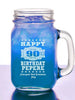 BIRTHDAY GIFTS Happy Birthday 16 oz day Mason Jars Engraved 90th 80th 70th 60th 50th 40th 30th 21st 25th Party  for Dad Mom Grandfather Grandmother Mug