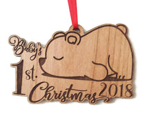 CHRISTMAS ORNAMENTS Baby First Christmas Ornament for Baby's 1st Christmas Baby Girl Or Baby Boy Cute Personalized Polar Bear My First Christmas 2020 Gift Idea
