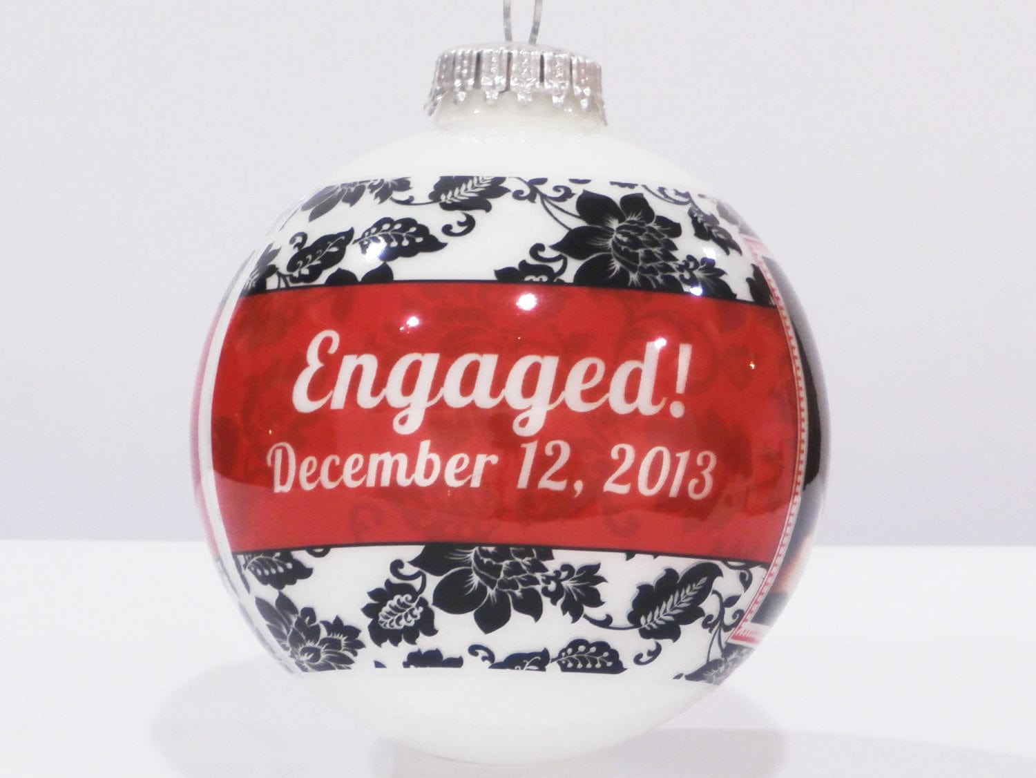 Couple Christmas Ornament -  Personalized Photo Ornament for Couples Soulmate