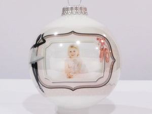 CHRISTMAS ORNAMENTS Custom Ballerina Christmas Ornament  -  Pink and White Elgantly Personalized for Ballerinas