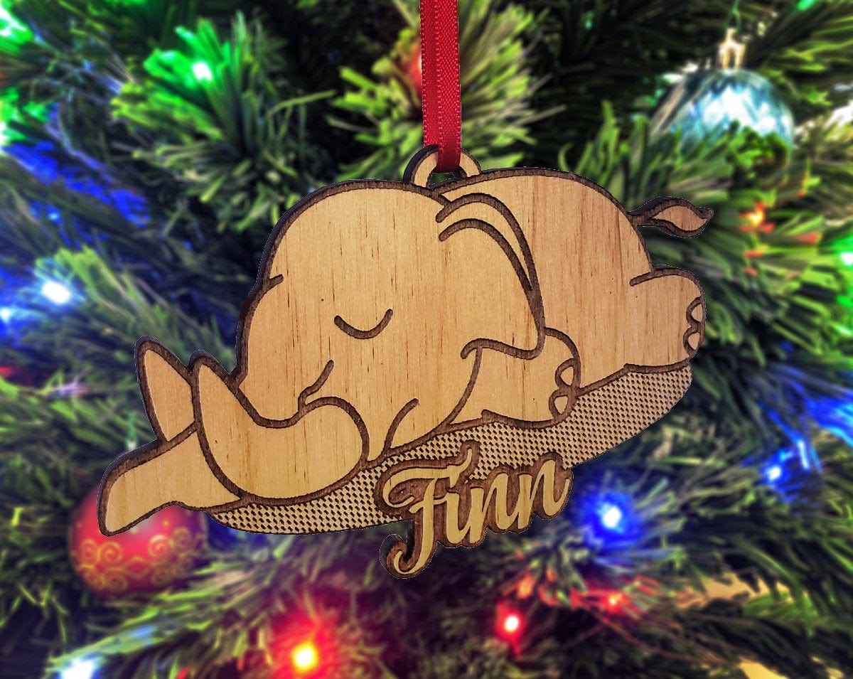 CHRISTMAS ORNAMENTS Elephant Baby Shower Decor for Baby Boy Baby Girl Elephant Lover Themed Birthday Party Baby's First Christmas Ornament Gifts for Sister Mom