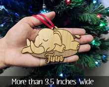 CHRISTMAS ORNAMENTS Elephant Baby Shower Decor for Baby Boy Baby Girl Elephant Lover Themed Birthday Party Baby's First Christmas Ornament Gifts for Sister Mom