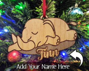 CHRISTMAS ORNAMENTS Elephant Baby Shower Decor for Baby Boy Baby Girl Elephant Lover Themed Birthday Party Baby's First Christmas Ornament Gifts for Sister Mom