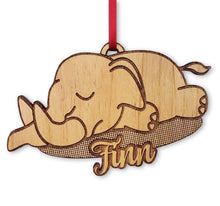 CHRISTMAS ORNAMENTS Elephant Baby Shower Decor for Baby Boy Baby Girl Elephant Lover Themed Birthday Party Baby's First Christmas Ornament Gifts for Sister Mom